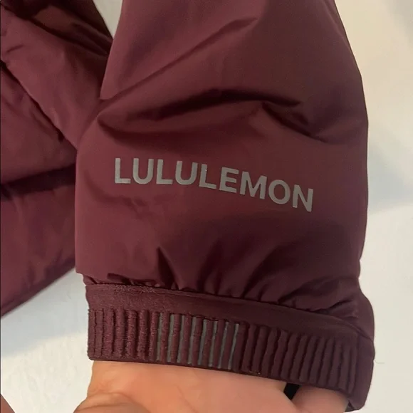 Lululemon Athletica Burgundy Down for It All 700-Down-Fill Jacket Sz 4 - Picture 6 of 8